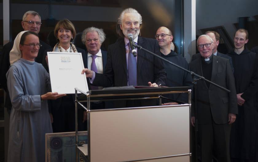 Schaffermahl 2018 Verleihung des Altstadt-Preises an die Monastischen Gemeinschaften von Jerusalem durch Frau Oberbürgermeisterin Henriette Reker, Herrn Bezirksbürgermeister Andreas Hupke und die Bürgergemeinschaft